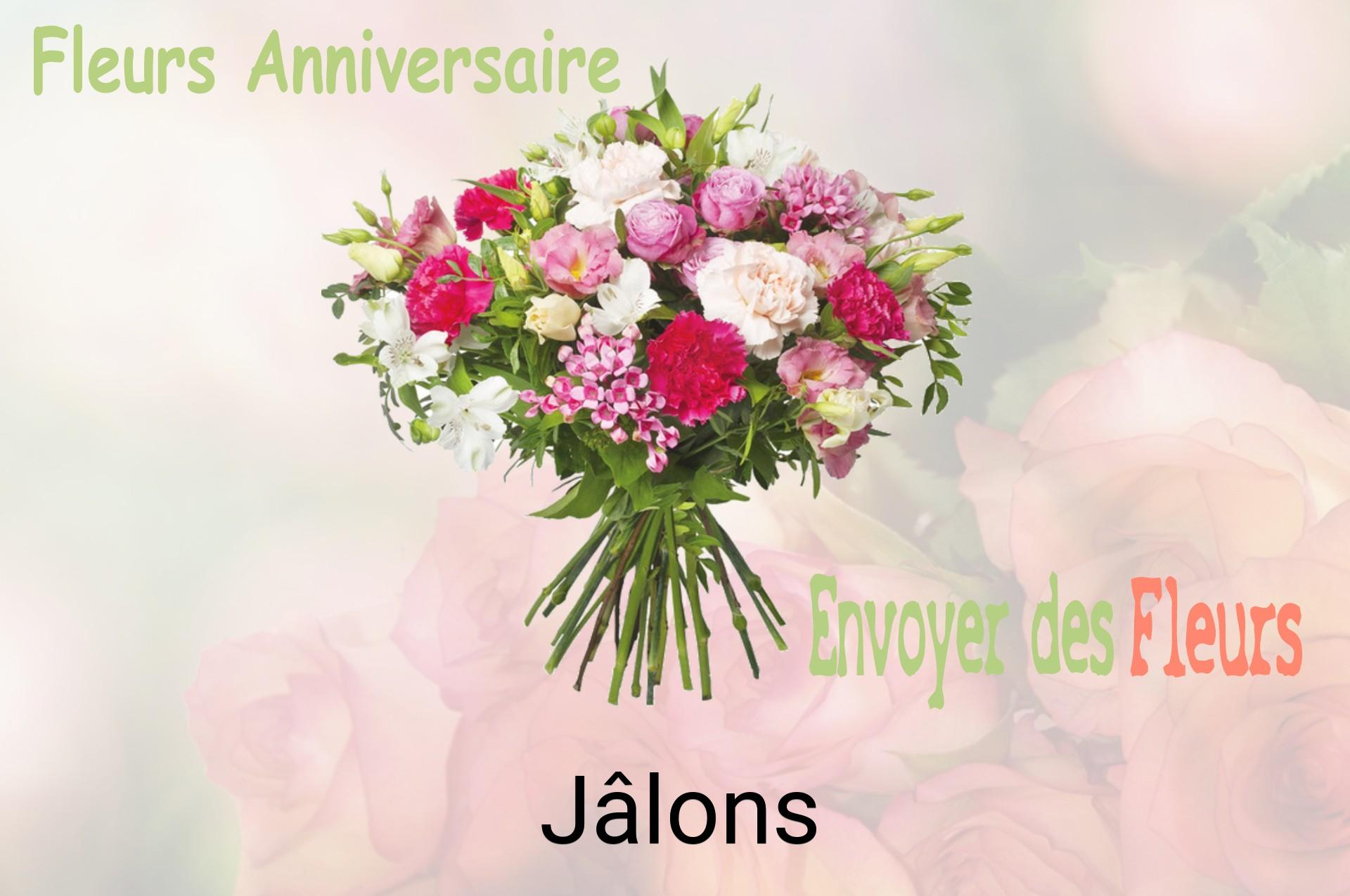 Bouquet de fleurs d’anniversaire livré à Jâlons