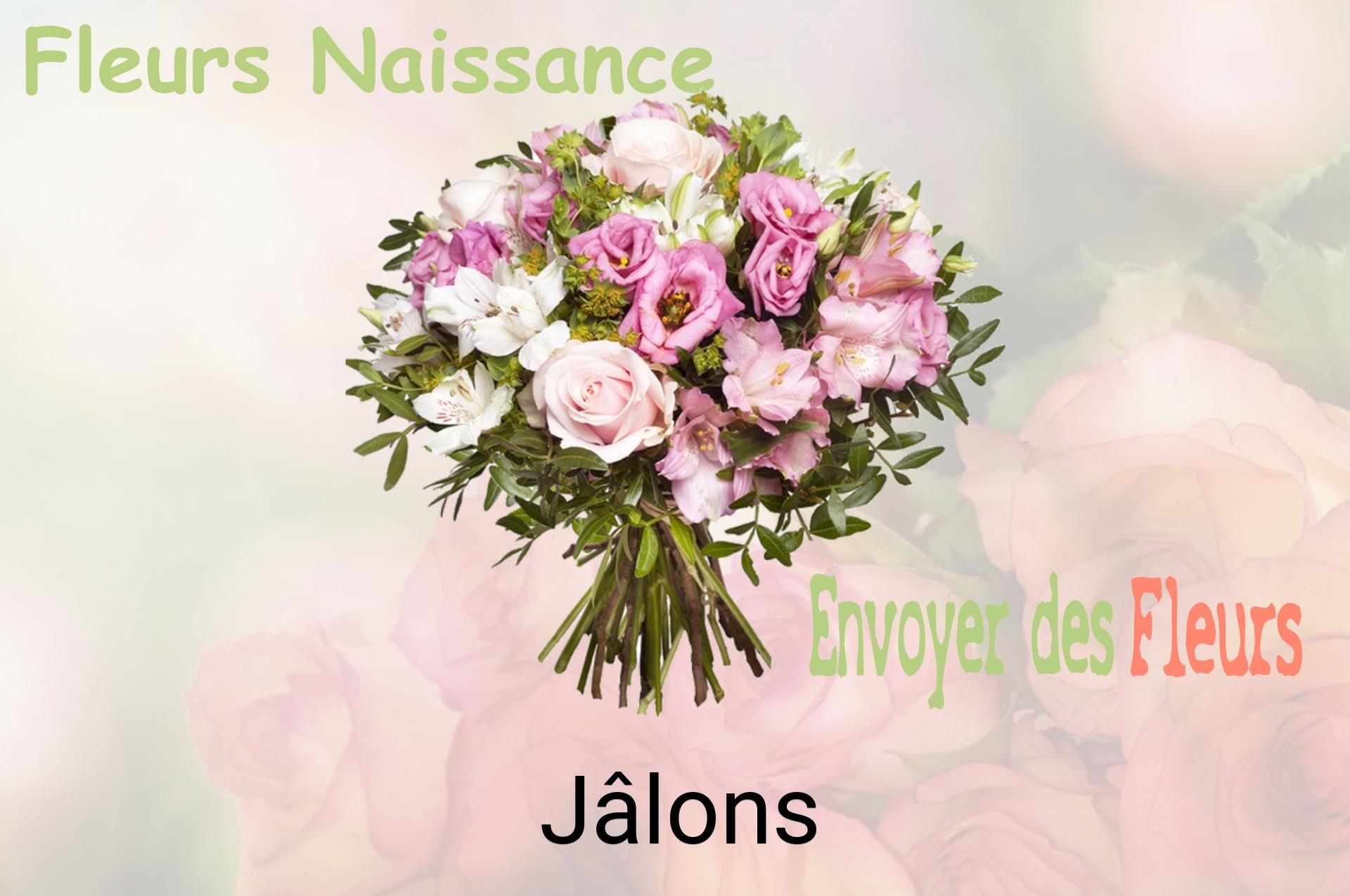Bouquet de fleurs de naissance livré à Jâlons